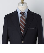 SHIPS: シルク ラージ バスケット リバース レジメンタル ネクタイ