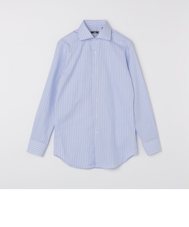 SHIPS: MADE IN JAPAN オルタネイト ストライプ ワイド カラー シャツ