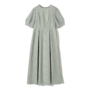 kaene:コード レース パフ スリーブ ワンピース