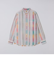 ORIGINAL MADRAS TRADING COMPANY: MULTI STRIPE BD SHIRT
