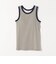 Healthknit:〈洗濯機可能〉カップ付き リブ ボーダー タンクトップ