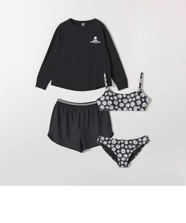 ROXY:〈手洗い可能〉スイム ウェア 4点セット 26SS