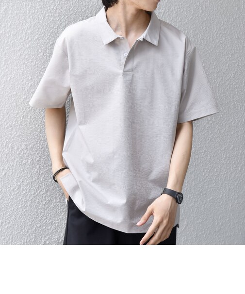 【WEB限定】SHIPS any:〈吸水速乾/抗菌防臭/UVカット〉サーパスウェーブ 半袖 ポロシャツ◆