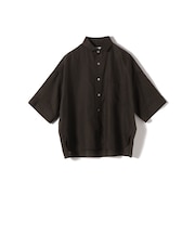 《予約》TICCA:〈手洗い可能〉リネン 半袖 シャツ