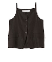 《予約》TICCA:〈手洗い可能〉リネン キャミソール ベスト