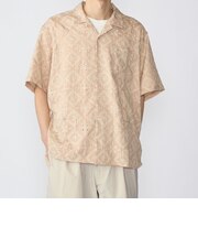 BENCH MARKING SHIRTS: エンブロイダリー オープンカラー シャツ