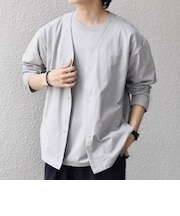 【WEB限定】SHIPS any:〈吸水速乾/UVカット〉3点セットアップ  Tシャツ＆カーディガン＆パンツ◆