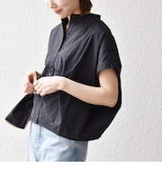 《予約》SHIPS any:〈多機能/洗濯機可能〉SHELTECH ドルマン バンド カラー シャツ