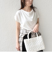 《予約》SHIPS Colors:〈接触冷感・手洗い可能〉クールタッチ ドレープ TEE◆