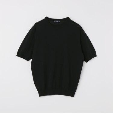 SHIPS:〈接触冷感〉 ICE COTTON クルーネック ショート スリーブ ニット Tシャツ