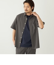 SHIPS Colors:〈接触冷感・吸水速乾・洗濯機可能〉ライト シアサッカー シャツ