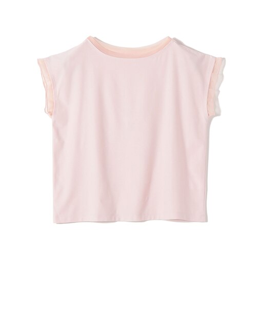 《予約》SHIPS Colors:〈接触冷感・手洗い可能〉クール タッチ シアー コンビ TEE◆