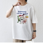 SHIPS any:〈洗濯機可能〉TOYSTORY/トイ・ストーリー/ メッセージ プリント ロゴ Tシャツ
