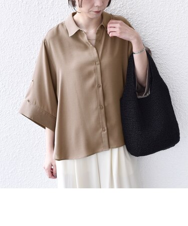 SHIPS Colors:〈手洗い可能〉2WAY スリーブ シャツ