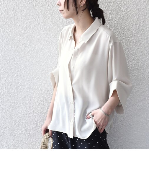 SHIPS Colors:〈手洗い可能〉2WAY スリーブ シャツ