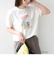 SHIPS Colors:〈洗濯機可能〉リンク ミッキー サーフ Tシャツ