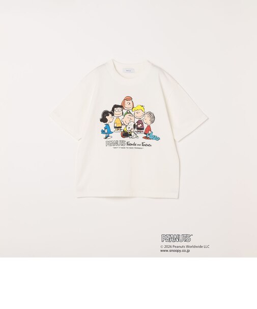 SHIPS any: SNOOPY コラボ グラフィック プリント Tシャツ<KIDS>◆
