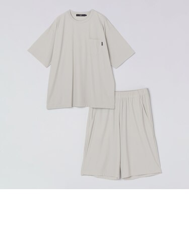 《予約》【WEB限定】SHIPS Colors:〈接触冷感〉カノコ Tシャツ ＆ ショーツ セット◆