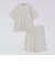 《予約》【WEB限定】SHIPS Colors:〈接触冷感〉カノコ Tシャツ ＆ ショーツ セット◆