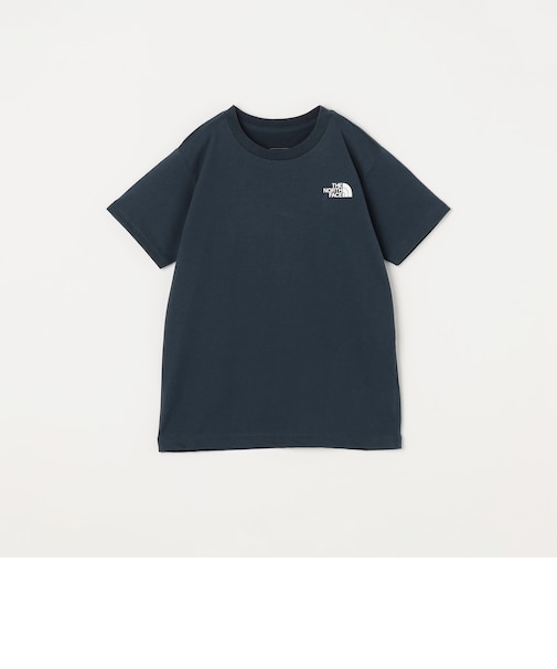 THE NORTH FACE: スクエア バンダナ  バックプリント ロゴ Tシャツ 26SS<KIDS>