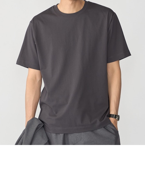 SHIPS:〈汗染軽減 / 吸水速乾/ 接触冷感/ UVカット〉ステイン コントロール ファンクション Tシャツ