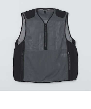 Goldwin: TONALITH MESH HALF ZIP VEST
