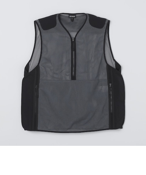 Goldwin: TONALITH MESH HALF ZIP VEST