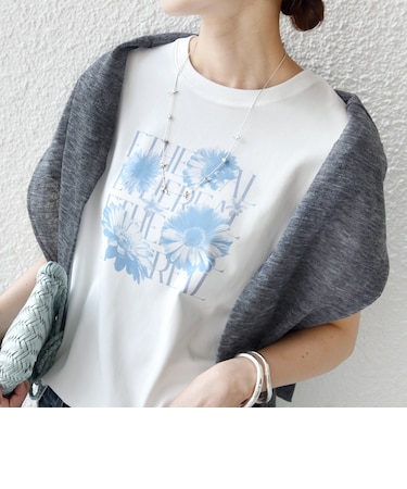 《予約》【WEB限定】オーガニック コットン コンパクト プリント TEE