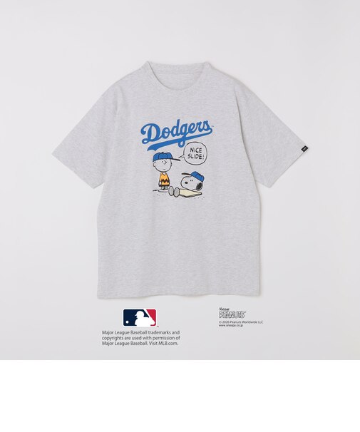 SHIPS: PEANUTS×MLB プリント Tシャツ 26SS