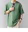 SHIPS any:〈接触冷感/吸水速乾/UVカット/遮熱〉Raylock フットボール Tシャツ◆