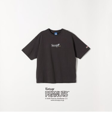 FRUIT OF THE LOOM:〈洗濯機可能〉PEANUTS 刺繍 TEE