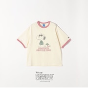 FRUIT OF THE LOOM:〈洗濯機可能〉PEANUTS プリント TEE