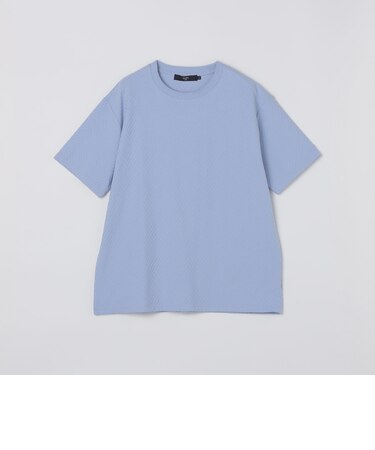 《予約》SHIPS Colors:リンクス ジャカード Tシャツ◆