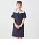 SHIPS any: レース カラー リボン 半袖 Tシャツ ワンピース <KIDS>