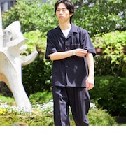 SHIPS:〈セットアップ対応/ 撥水〉Comfy Line DRYAIR ショートスリーブ シャツ