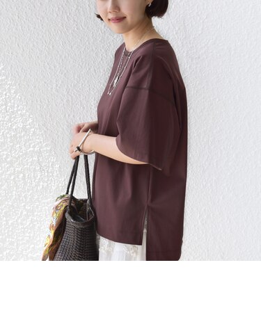 《予約》〈接触冷感/UVカット〉ガゼット デザイン ワイド スリーブ TEE