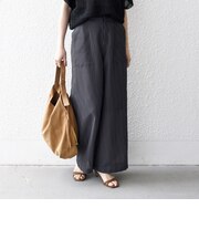 《予約》SHIPS any: 〈洗濯機可能〉カラミ サスペンダー 2WAY ワイド パンツ