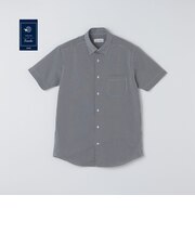 SHIPS:〈FUNCTION〉Albini × RENU(R)半袖 ジャージー ストライプ シャツ