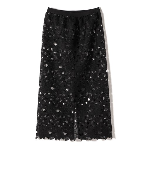 TORAZZODONNA:〈手洗い可能〉カットワーク レース スカート