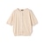 SHIPS Primary Navy Label:〈手洗い可能〉シルク リネン 半袖 カーディガン
