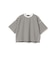 SHIPS Primary Navy Label:コットン 天竺 ハーフ スリーブ TEE