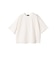 SHIPS Primary Navy Label:コットン 天竺 ハーフ スリーブ TEE