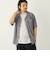 SHIPS Colors:〈接触冷感〉カット ジャカード オープンカラー シャツ
