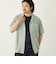 SHIPS Colors:〈接触冷感〉カット ジャカード オープンカラー シャツ