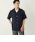 SHIPS Colors:〈接触冷感〉カット ジャカード オープンカラー シャツ