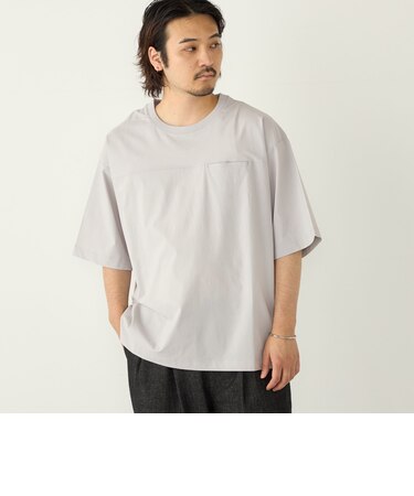 SHIPS Colors:〈接触冷感〉ナイロン フハク Tシャツ