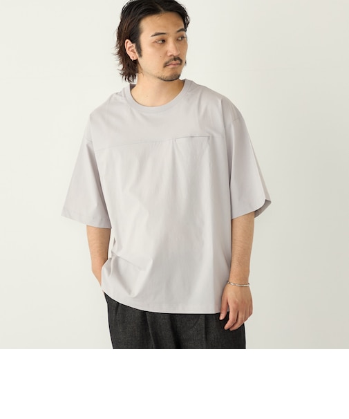SHIPS Colors:〈接触冷感〉ナイロン フハク Tシャツ