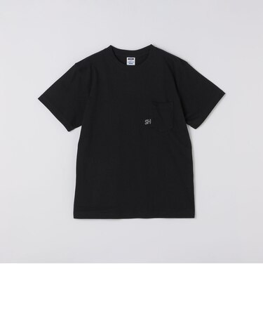 【WEB限定】SHIPS: エンブロイダリー SHロゴ ポケット Tシャツ