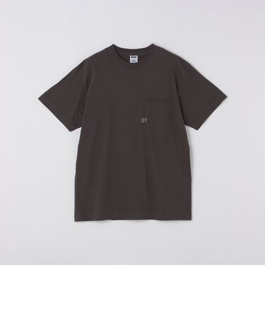 【WEB限定】SHIPS: エンブロイダリー SHロゴ ポケット Tシャツ