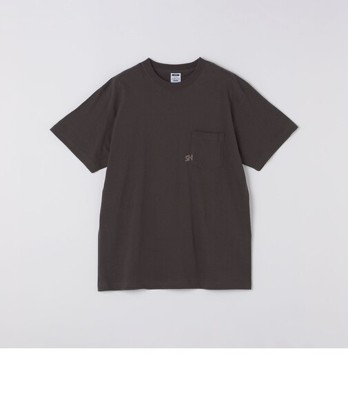 【WEB限定】SHIPS: エンブロイダリー SHロゴ ポケット Tシャツ